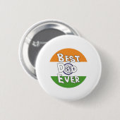 Beste vader in India vlag Ronde Button 5,7 Cm (Voorkant /achterkant)