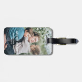  beste vader jaagend op Logo Vaderdag Bagagelabel (Achterkant horizontaal)