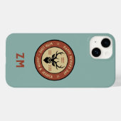 beste vader jaagend op Logo Vaderdag Case-Mate iPhone Case (Achterkant (horizontaal))