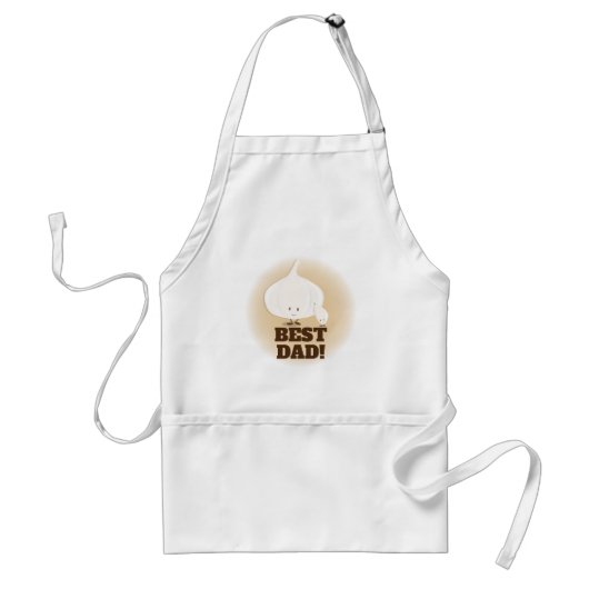 Beste vader Knoflook | Apron Standaard Schort (Voorkant)
