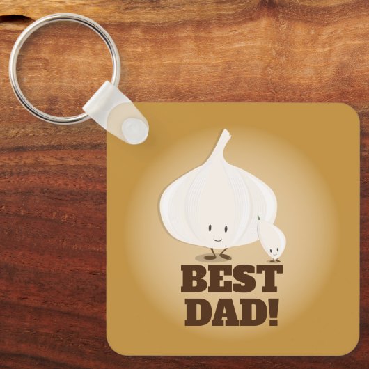 Beste vader Knoflook | SLEUTELHANGER (Voorkant)