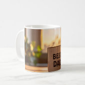 Beste Vader Koffiemok - Vaderdag Cadeau (Voorkant links)