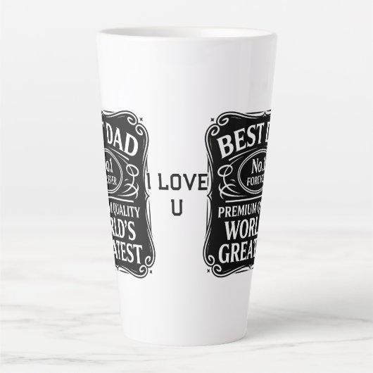 Beste vader latte mok (Voorkant)
