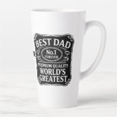 Beste vader latte mok (Rechts)