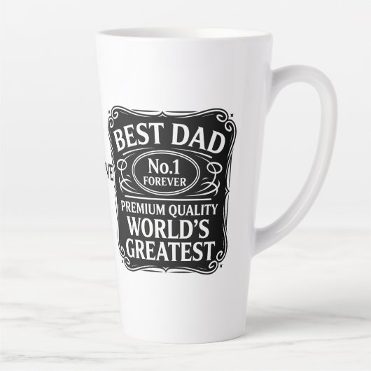 Beste vader latte mok (Rechts)