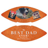 Beste vader leder print vaderdag 3 Foto's American Football (Panelen)