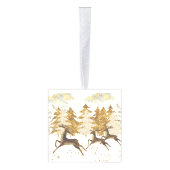 Beste vader mam Gold kerstfoto Collage Decoratie (Rechts)