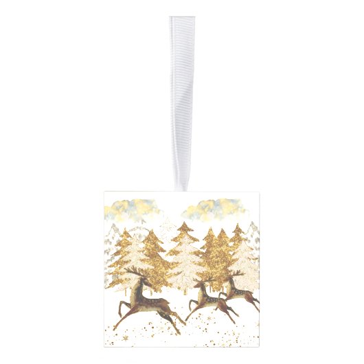 Beste vader mam Gold kerstfoto Collage Decoratie (Rechts)