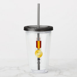 Beste Vader Medaille Broche Vaderdag Acryl Drinkbeker