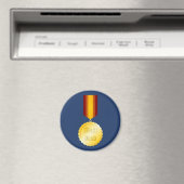 Beste Vader Medaille Broche Vaderdag Magneet (Insitu (Vaatwasser))