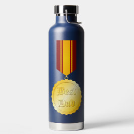 Beste Vader Medaille Broche Vaderdag Waterfles