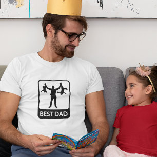 Beste vader - met Kinderen - Funny Vaderdag Shirt