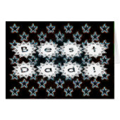 Beste vader met Neon Stars (Voorkant Horizontaal)