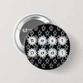 Beste vader met Neon Stars Ronde Button 5,7 Cm (Voorkant /achterkant)