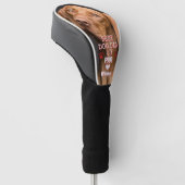 Beste Vader Met Par Hond Foto Golfheadcover (Schuin)