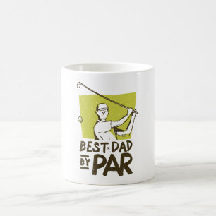 Beste vader met pari cadeau voor Golf fan Koffiemok