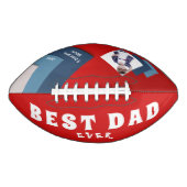 Beste vader Modern Geometrical Foto vaderdag American Football (Voorkant)