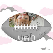 Beste vader Modern Gray Foto Vader Dag American Football