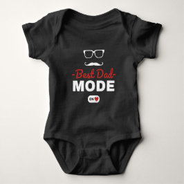 Beste Vader Modus Aan Baby Body | Cute Cadeau voor Romper