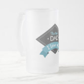 Beste vader Mok glazen bier (Voorkant links)