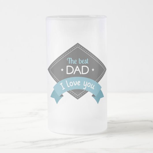 Beste vader Mok glazen bier (Center)