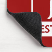 Beste vader Mousepad - Funny Father Holding Kinder Muismat (Hoek)