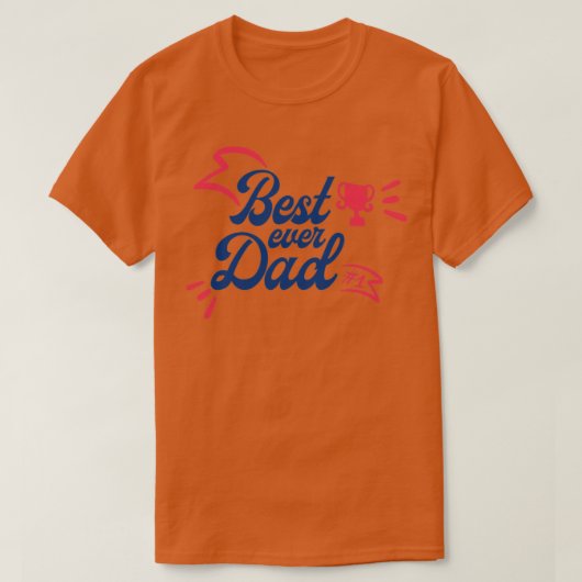 Beste vader ooit80 t-shirt (Design voorkant)