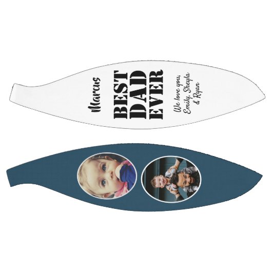 Beste vader ooit 2 Foto Collage Vader Dag Basketbal (Panelen)