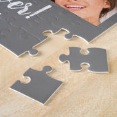 Beste vader ooit! 3 Aangepaste foto's Legpuzzel (Zijkant)