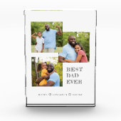 Beste vader ooit 3 Foto Collage Block (Voorkant)