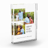 Beste vader ooit 3 Foto Collage Block (Links)