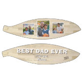 Beste vader ooit 3 foto collage vader basketbal (Panelen)