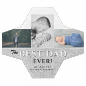 Beste vader ooit 3 Foto Collage Vader Dag Voetbal (Enkel)