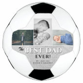 Beste vader ooit 3 Foto Collage Vader Dag Voetbal (Voorkant)