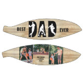 Beste vader ooit 3 Foto Letter Cut-Out Basketball Basketbal (Panelen)