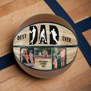 Beste vader ooit 3 Foto Letter Cut-Out Basketball Basketbal