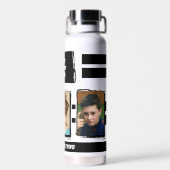 Beste vader ooit 3 foto's houden van je zwart waterfles (Achterkant)