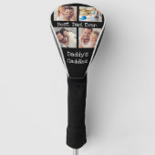 Beste vader ooit 4 Foto-collage Fun Daddys Golfheadcover (Voorkant)