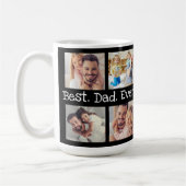 Beste vader ooit 4 Foto Collage Fun Keepslag Koffiemok (Links)