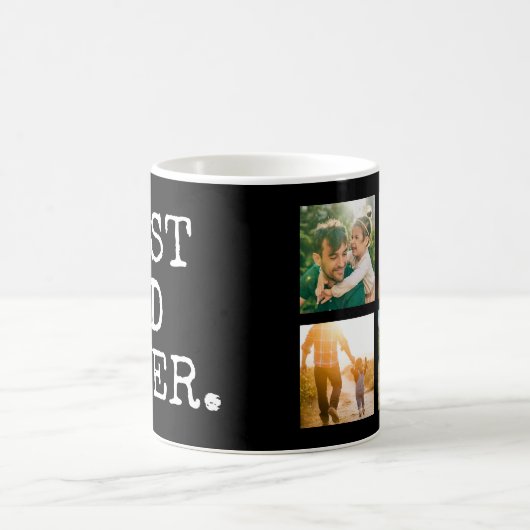 Beste vader ooit 4 Foto Collage Koffiemok (Center)