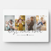 Beste vader ooit 4 Foto's Collage op maat Fotoplaat (voorkant)