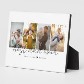 Beste vader ooit 4 Foto's Collage op maat Fotoplaat (Zijkant)