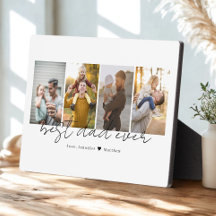 Beste vader ooit 4 Foto's Collage op maat