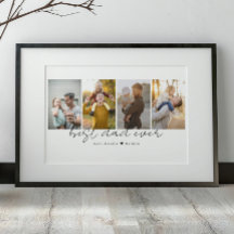 Beste vader ooit 4 Foto's Collage op maat