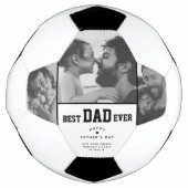 Beste vader ooit Aangepast 3 Fotovaders Dag Voetbal (Voorkant)