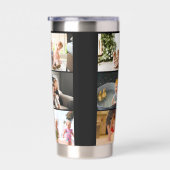 Beste vader ooit Aangepast 6 Foto Collage Geïsoleerde Drinkbeker (Rechts)