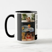 Beste vader ooit Aangepast 6 Foto Collage Mok (Links)