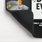 Beste vader ooit Aangepast 6 Foto Collage Muismat (Hoek)