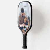 Beste vader ooit Aangepast Foto collage Creëer Je  Pickleball Paddle (Links)