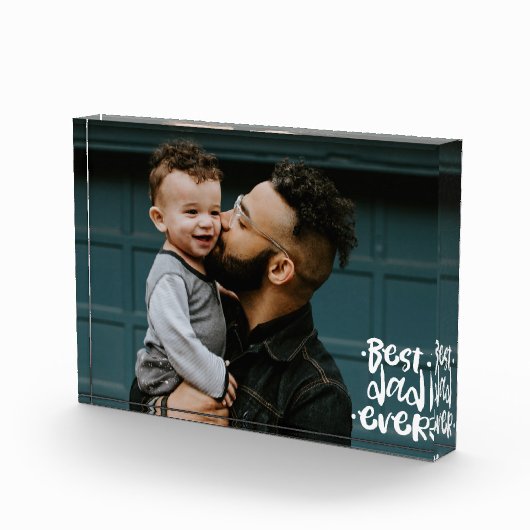 Beste vader ooit Aangepast Foto Vaderdag Cadeau  (Rechts)